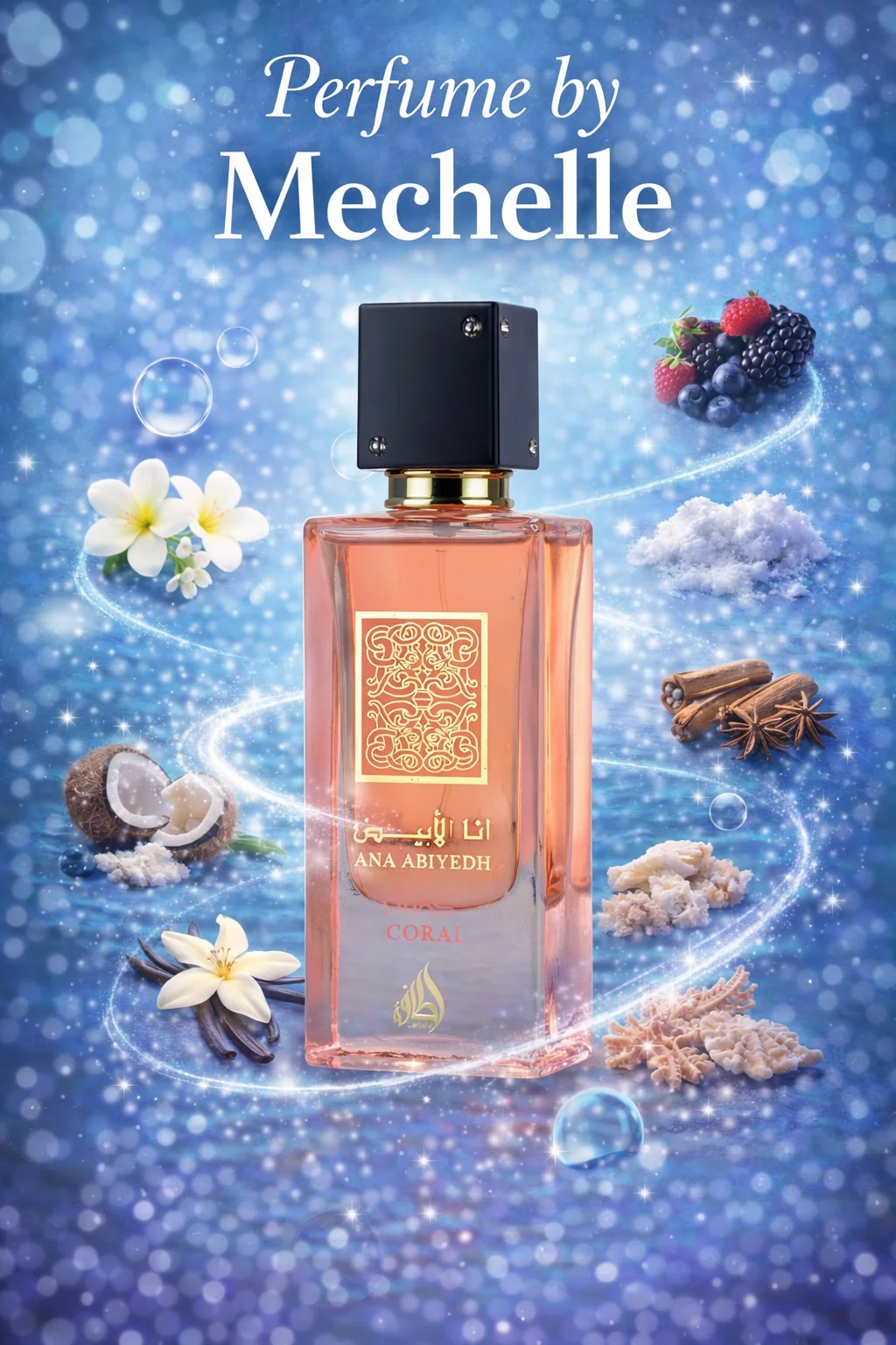 Ana Abiyedh Coral Lattafa Perfumes for women and men