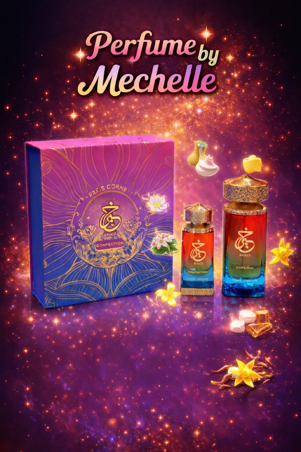 Khair Confection Oil and Perfume Gift set by PARIS CORNER for women and men