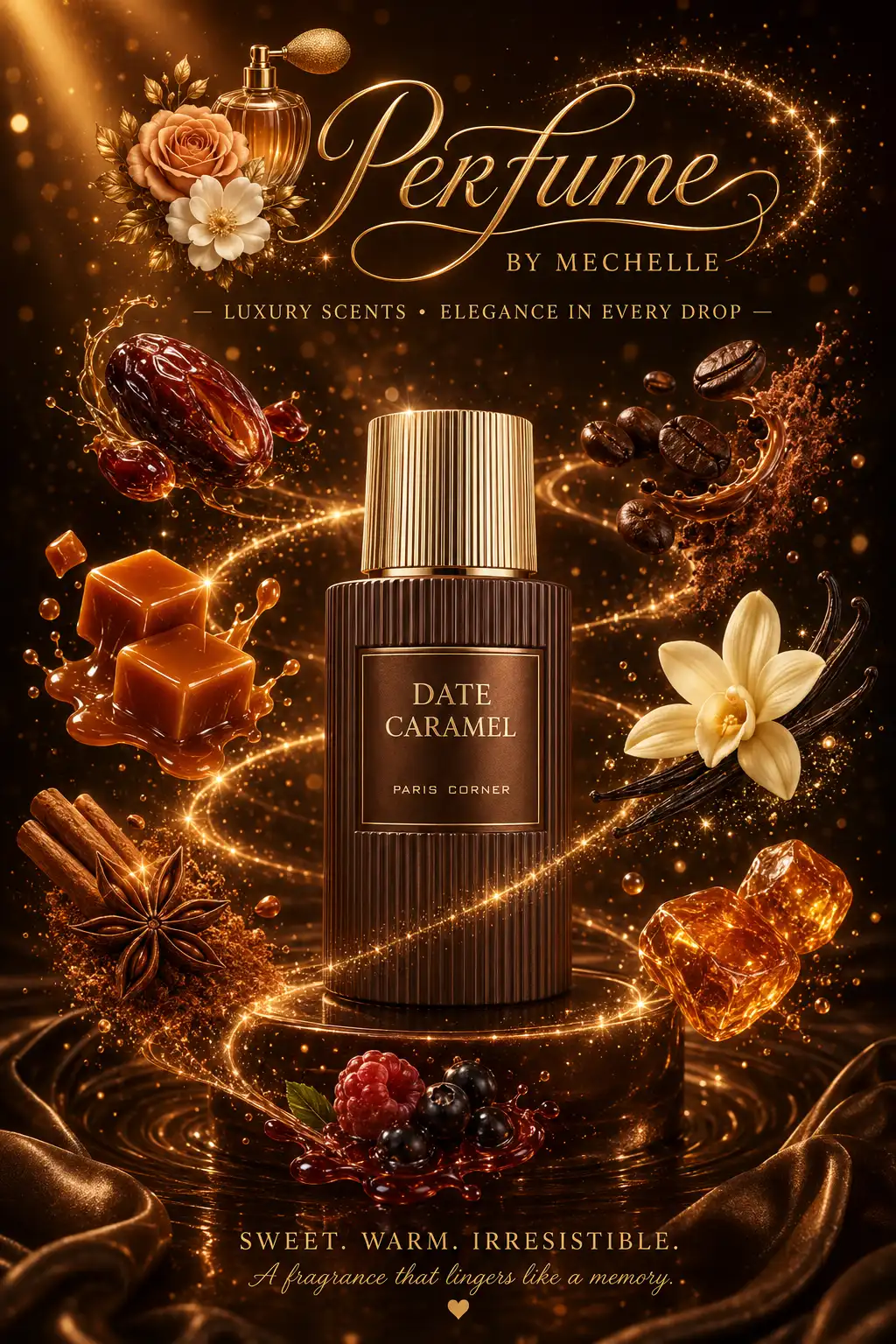 3ml Testers - Date Caramel PARIS CORNER for women and men