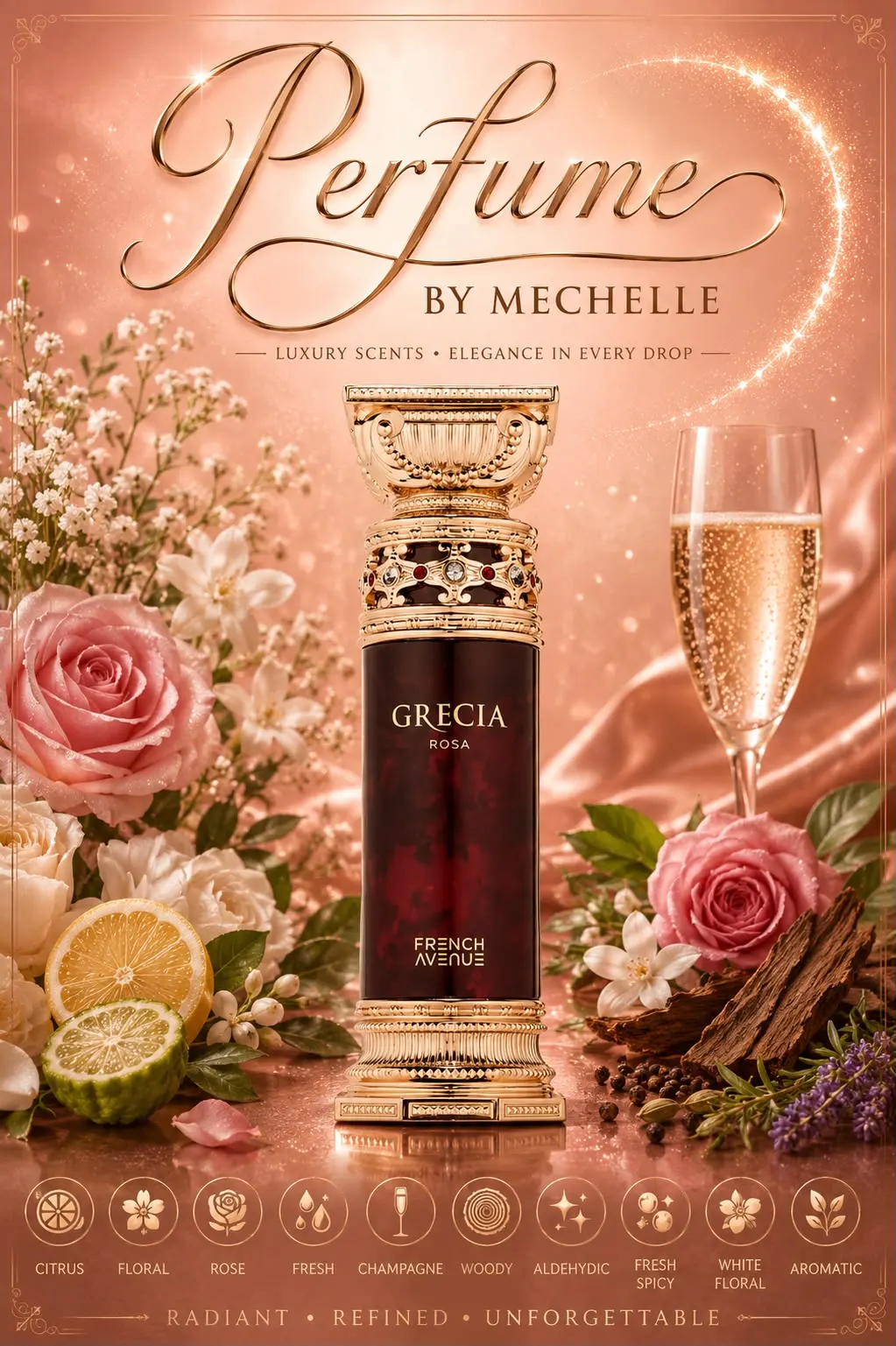 Grecia Rosa Extrait French Avenue for women and men